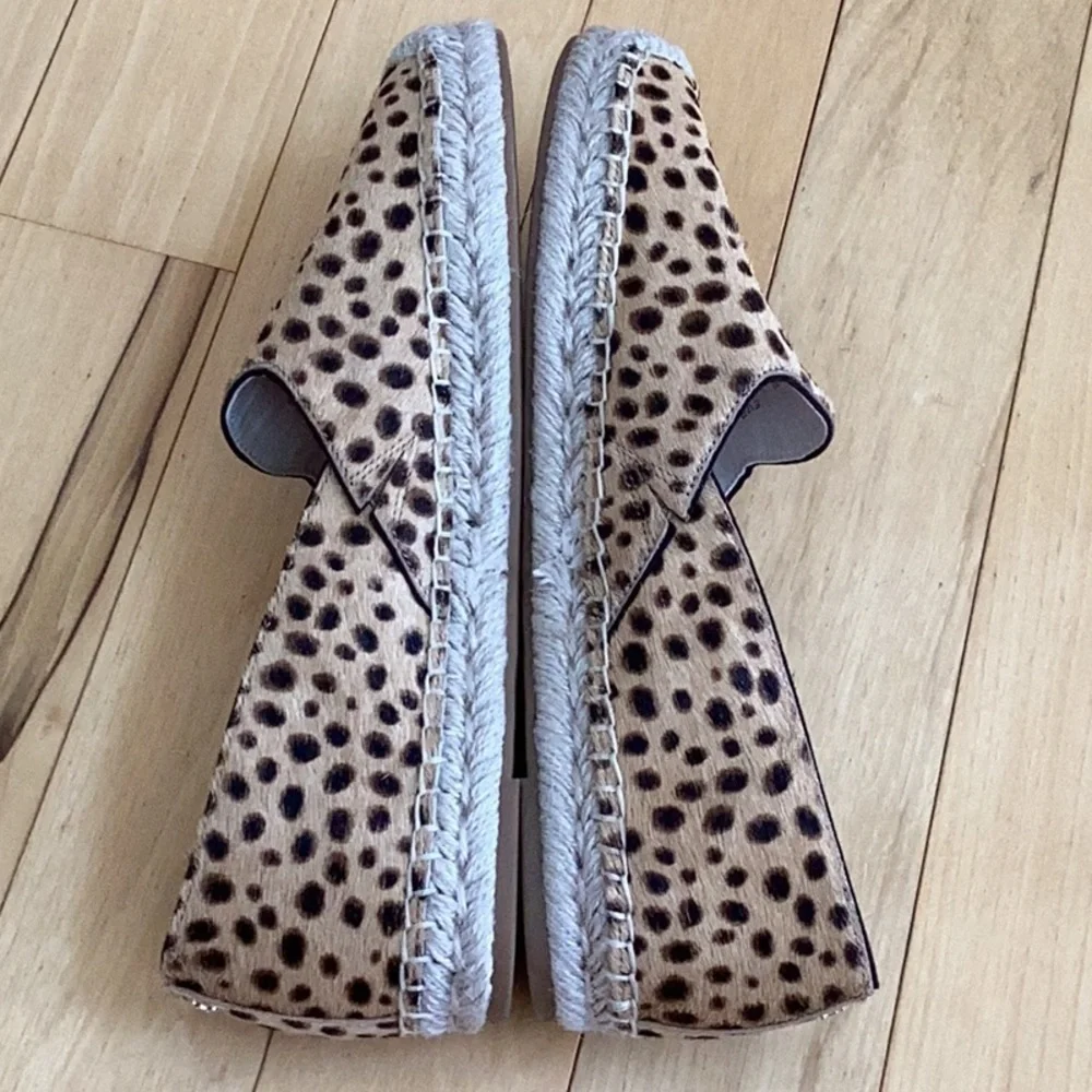 Sam Edelman Kesia animal print espadrille flats Women’s size 11.